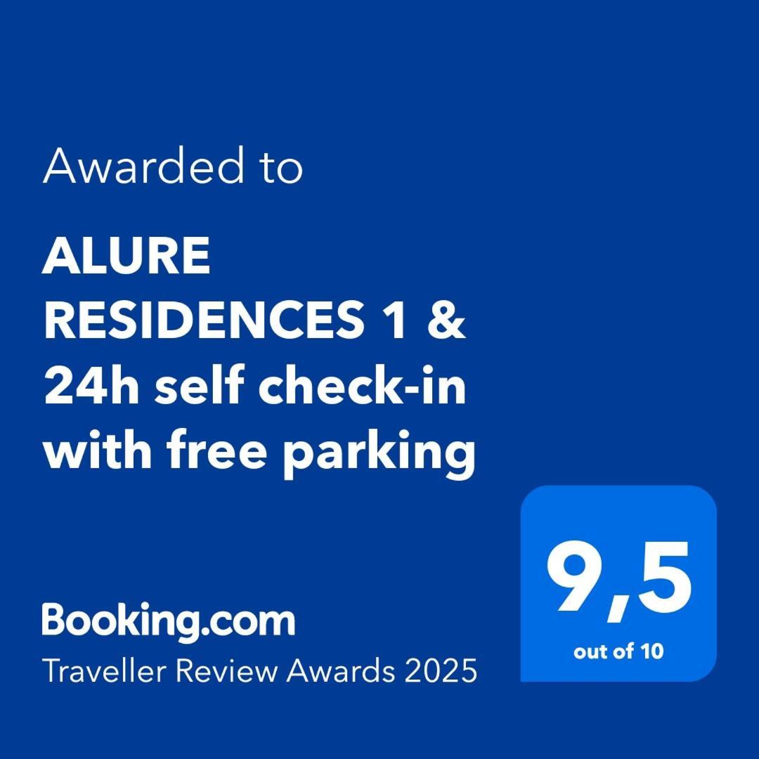 Alure Residences 1 & 24H Self Check-In, Free Parking In Front Of The Apartment Building, New Building, Terrace, Cafe With Breakfast In The Apartment Building, Next To The Aqua Park Banska Bystrica Luaran gambar